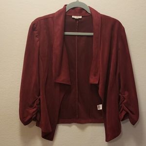 Burgundy Blazer